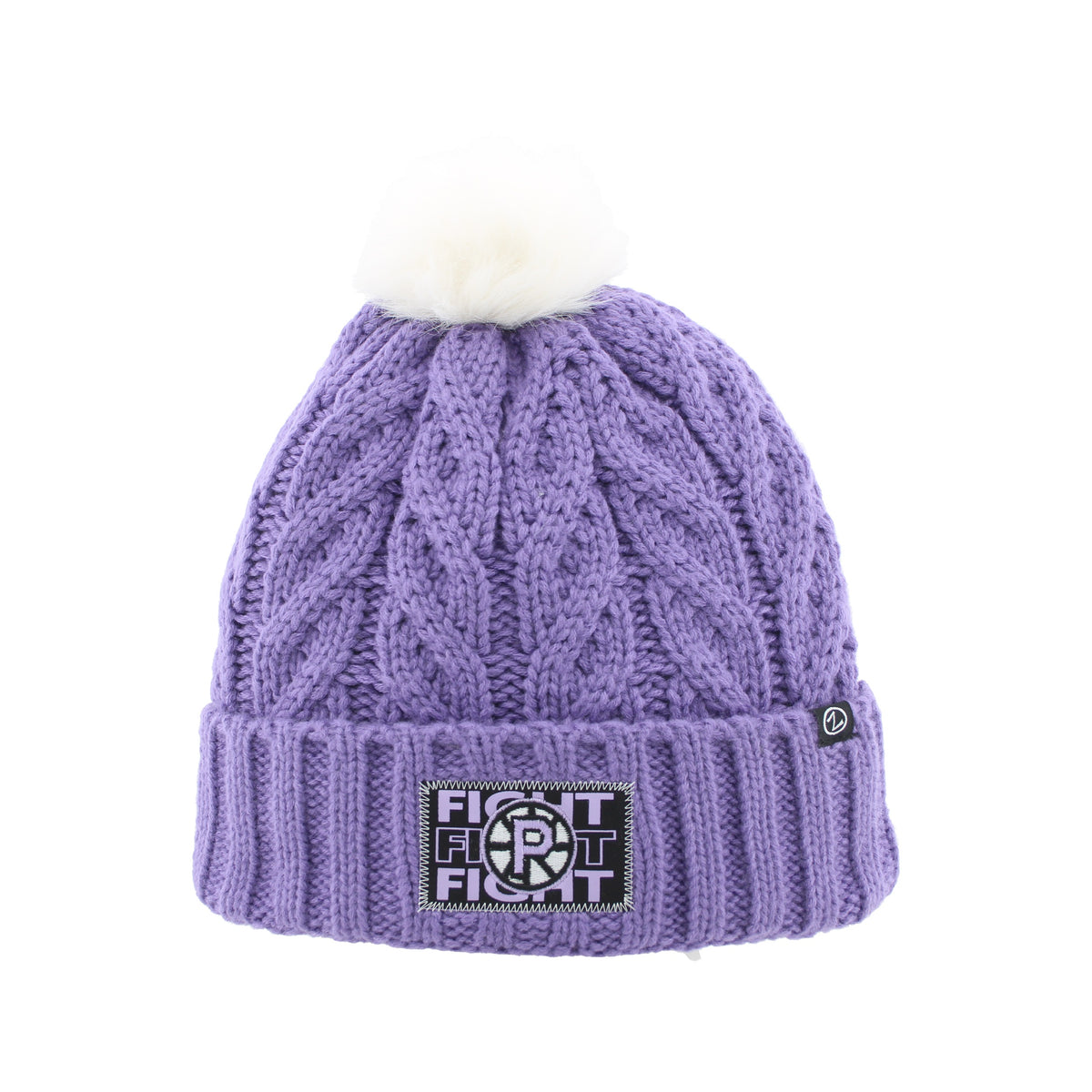 Hockey Fights Cancer Pom Pom Knit