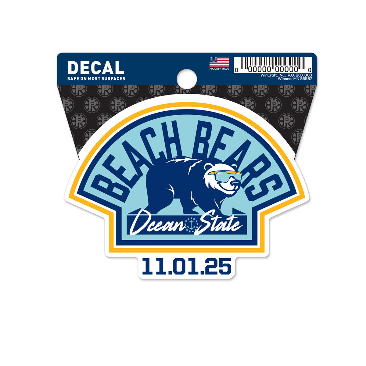 Beach Bears Decal