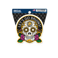 El Dia De Los Muertos Sugar Skull Clean Cut Decal