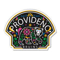 El Dia De Los Muertos Walking Bear Acrylic Magnet