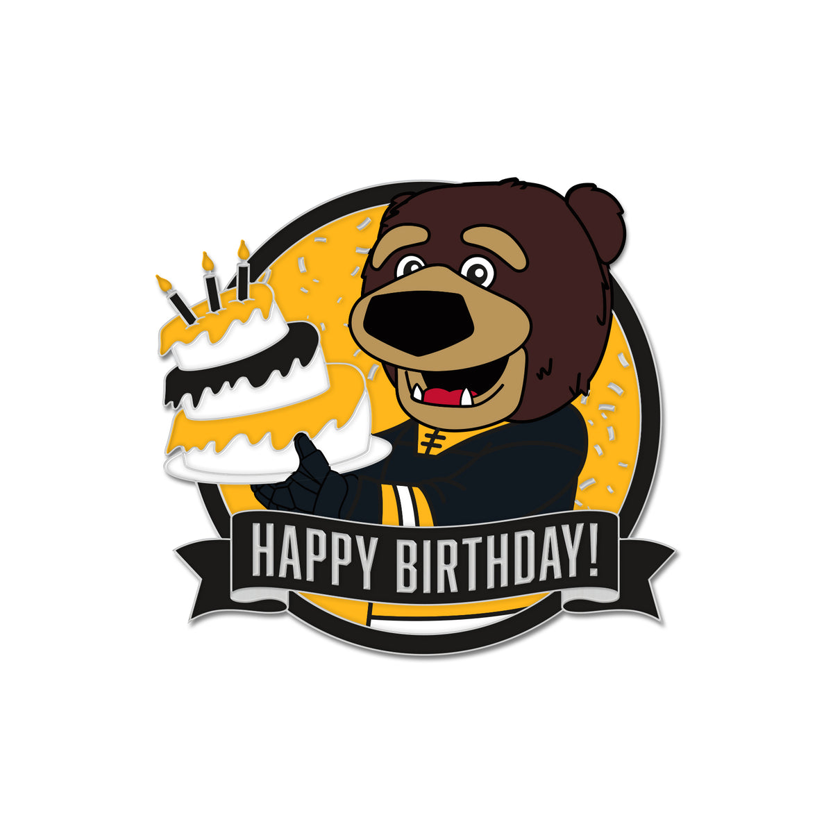 Samboni Birthday Pin - Cake