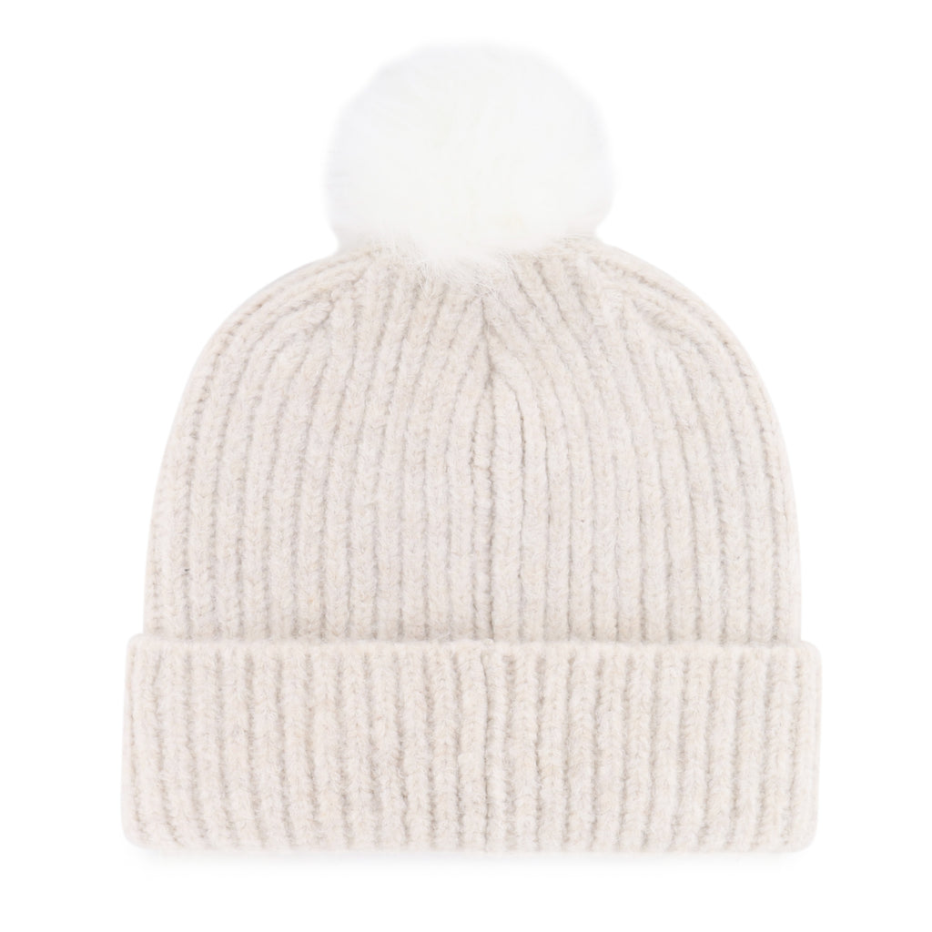 Women's Mellow Cuff Pom Pom Knit