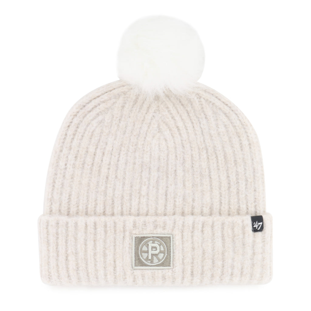 Women's Mellow Cuff Pom Pom Knit