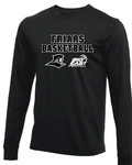Friars Men's Long Sleeve Cotton Crew - Black