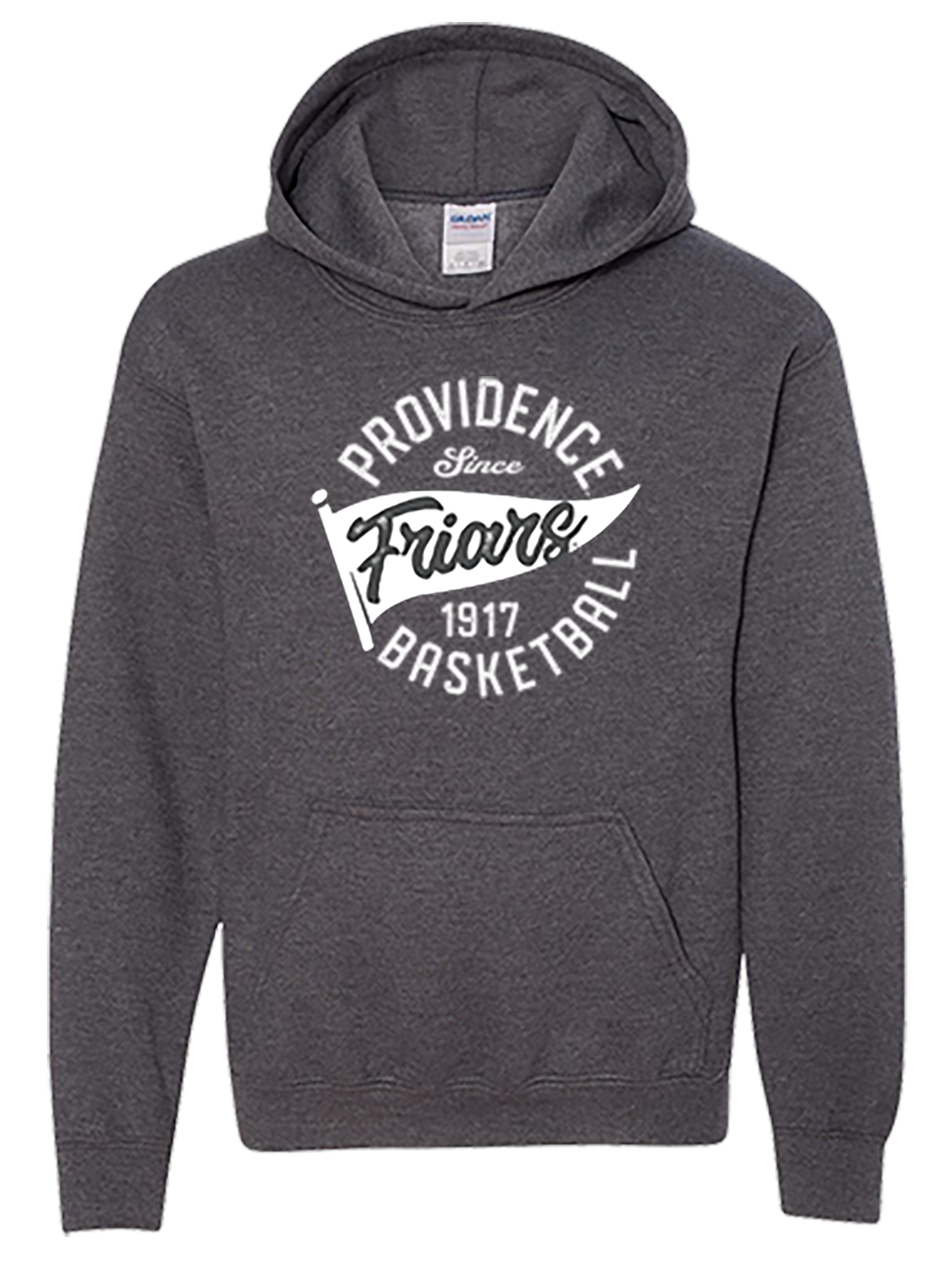 Friars Youth Tri-Blend Charcoal Hoodie