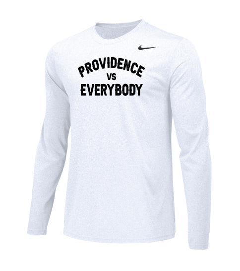 Friars Men's Legend Long Sleeve Crew - White