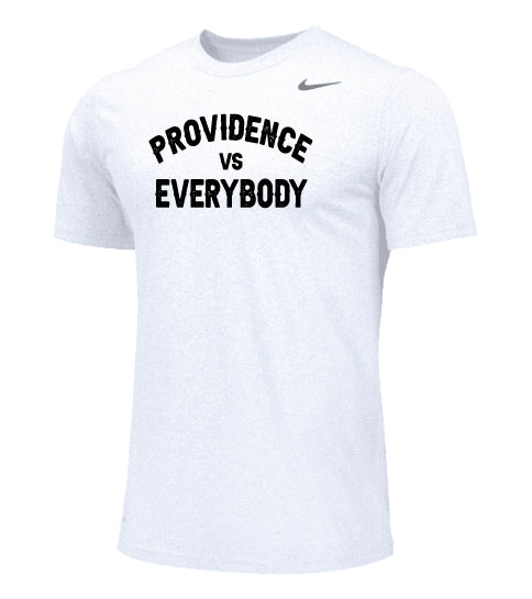 Friars Men's Legend Short Sleeve Crew - White - Providence vs. Everybody
