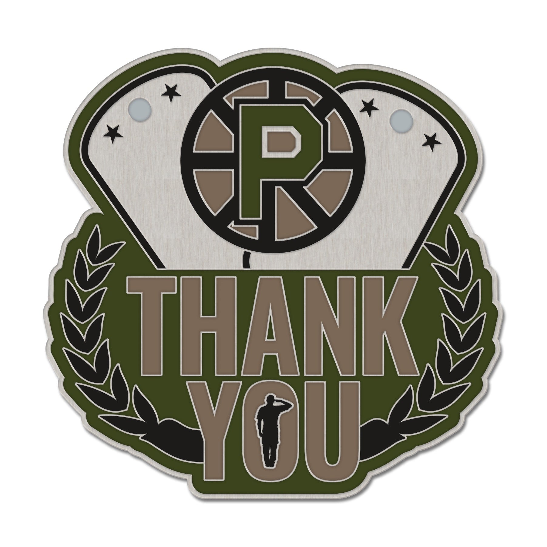 Military Appreciation Thank You Lapel Pin