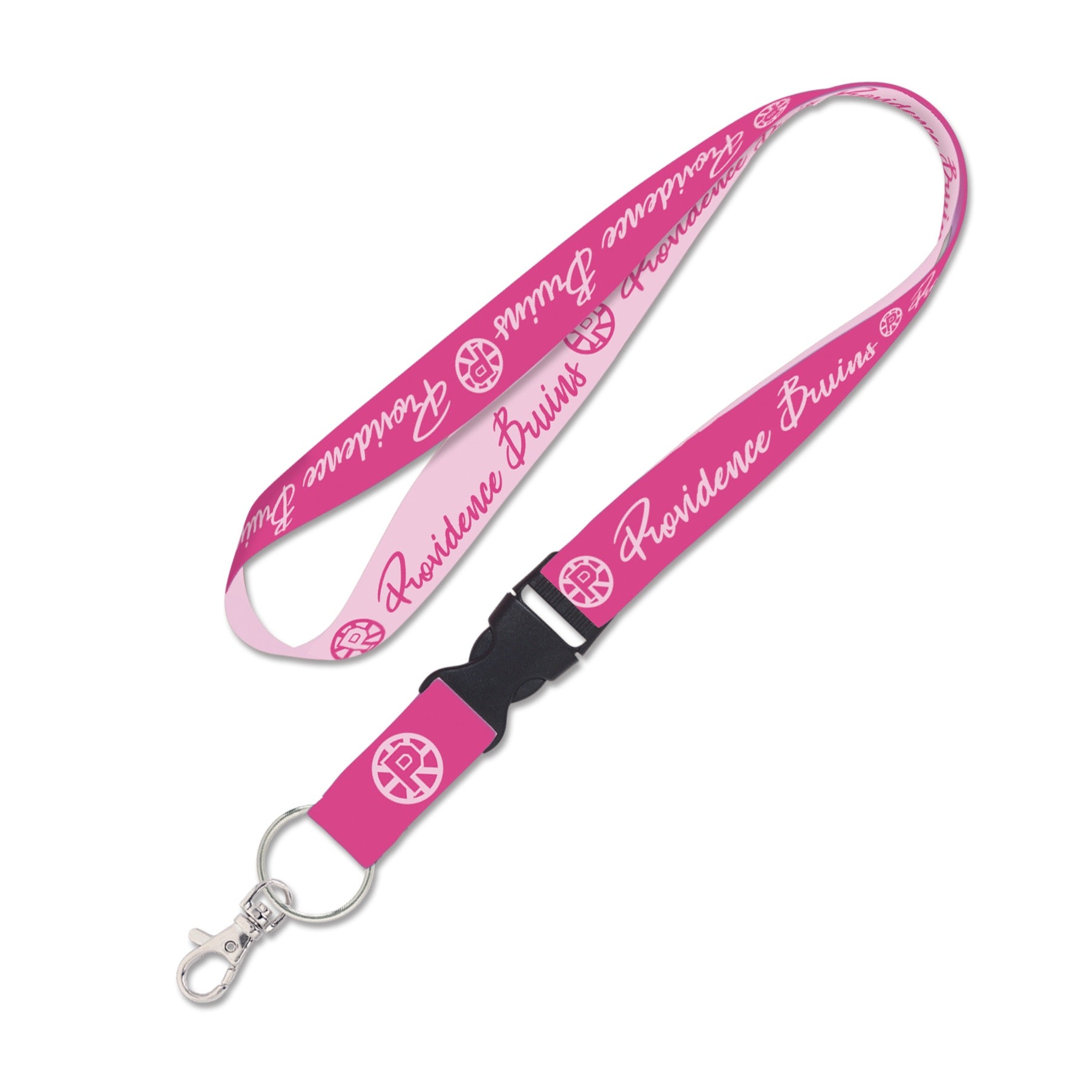Pink Interlock Lanyard