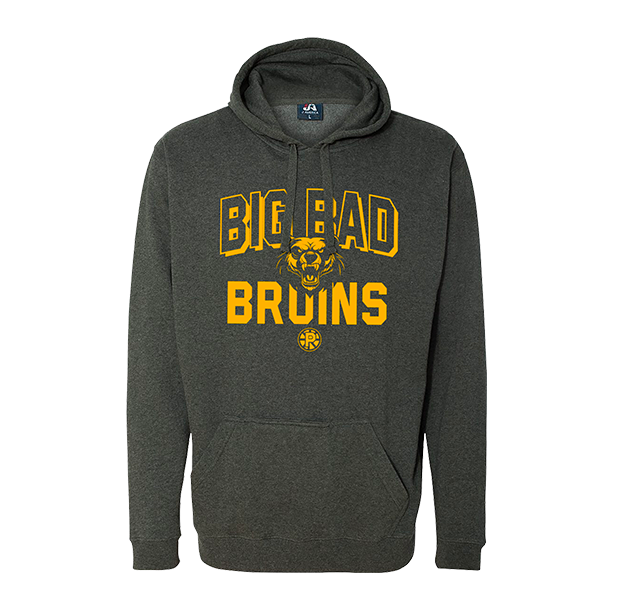 Big Bad Bruins Charcoal Hoodie