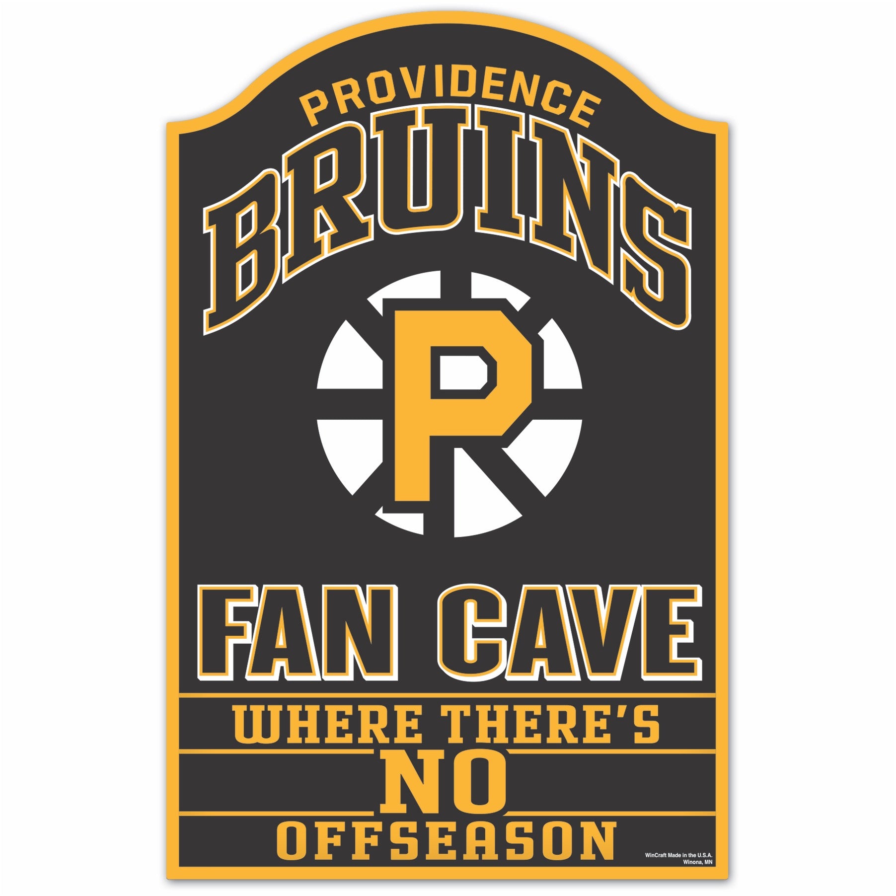 Fan Cave Wooden Sign