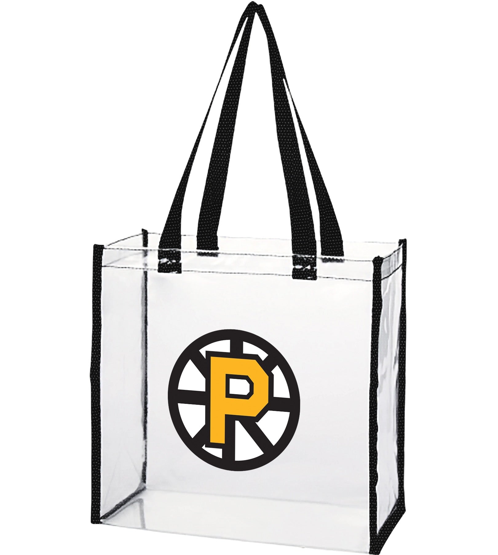 Spoked P Clear Tote Bag